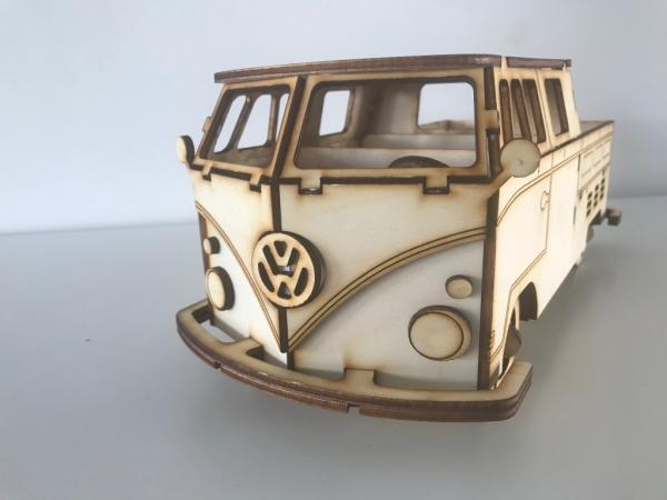 VW T1 DOKA - 3D Lasercut Modell - Front